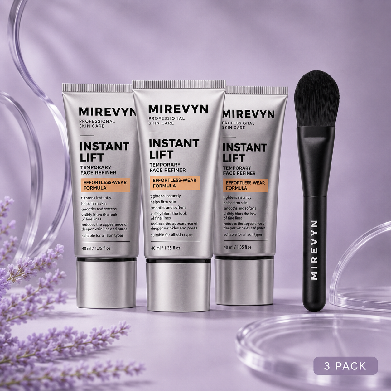 Buy 2 Get 1 FREE + FREE Brush