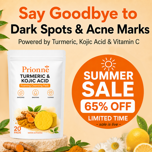 Prionne™ Turmeric + Kojic Acid Cleansing Pads