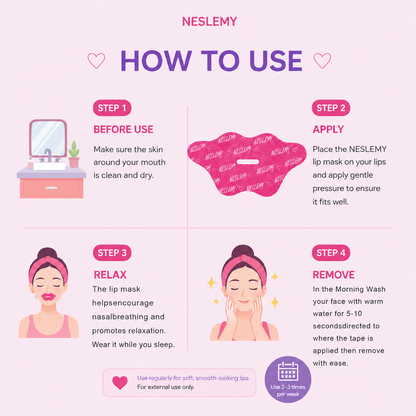 NESLEMY ✨ BUY MORE, GET MORE 👄Hydrating Collagen Mouth Tape