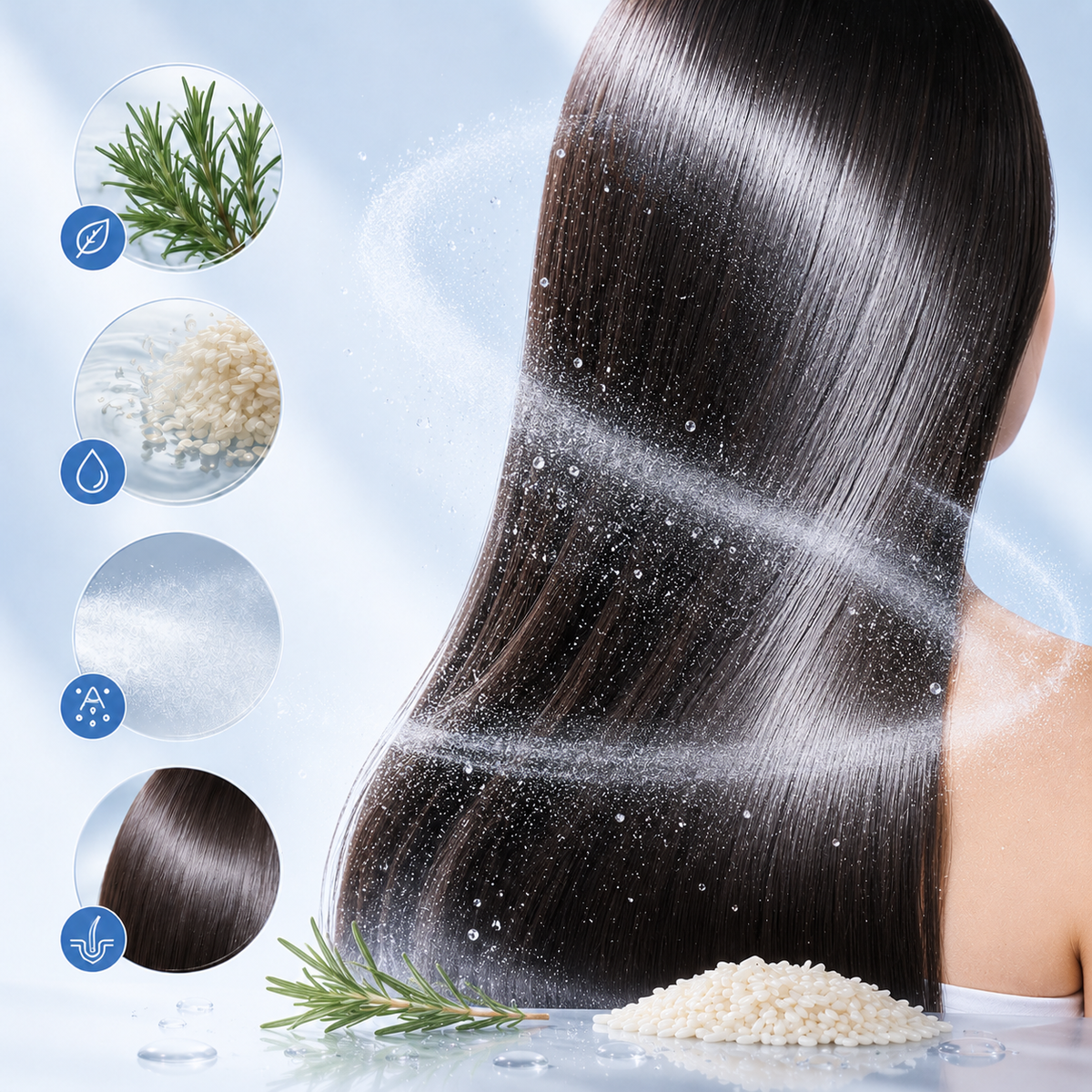 💗Peauvelle Rosemary Hair Care Spray 💧