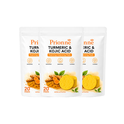 Prionne™ Turmeric + Kojic Acid Cleansing Pads