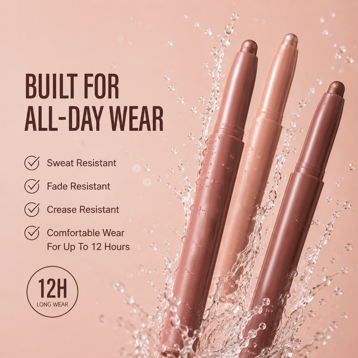 SkinProQ GlideCream Eye Stick | Creamy Eyeshadow Stick for Effortless, Blendable Eye Looks