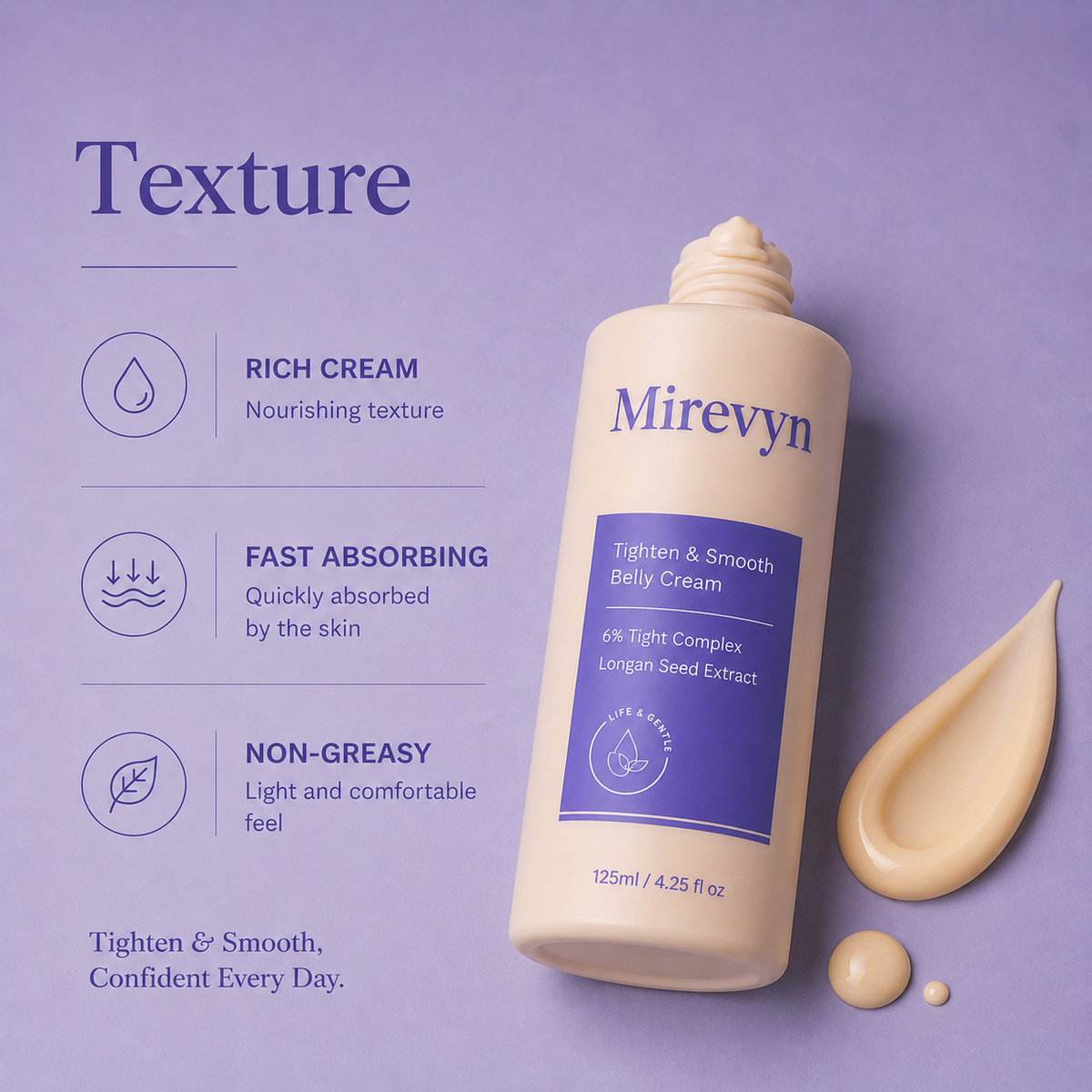 Mirevyn Tighten & Smooth Belly Firming Cream
