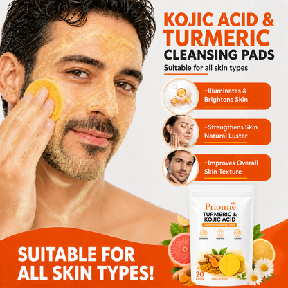 Prionne™ Turmeric + Kojic Acid Cleansing Pads