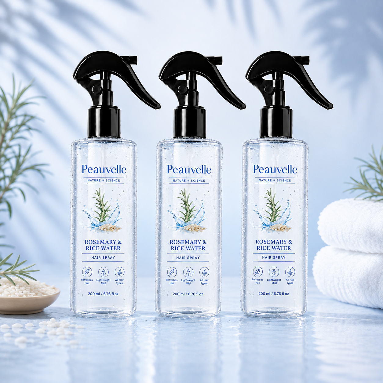 3 Bottles · Complete Care Set