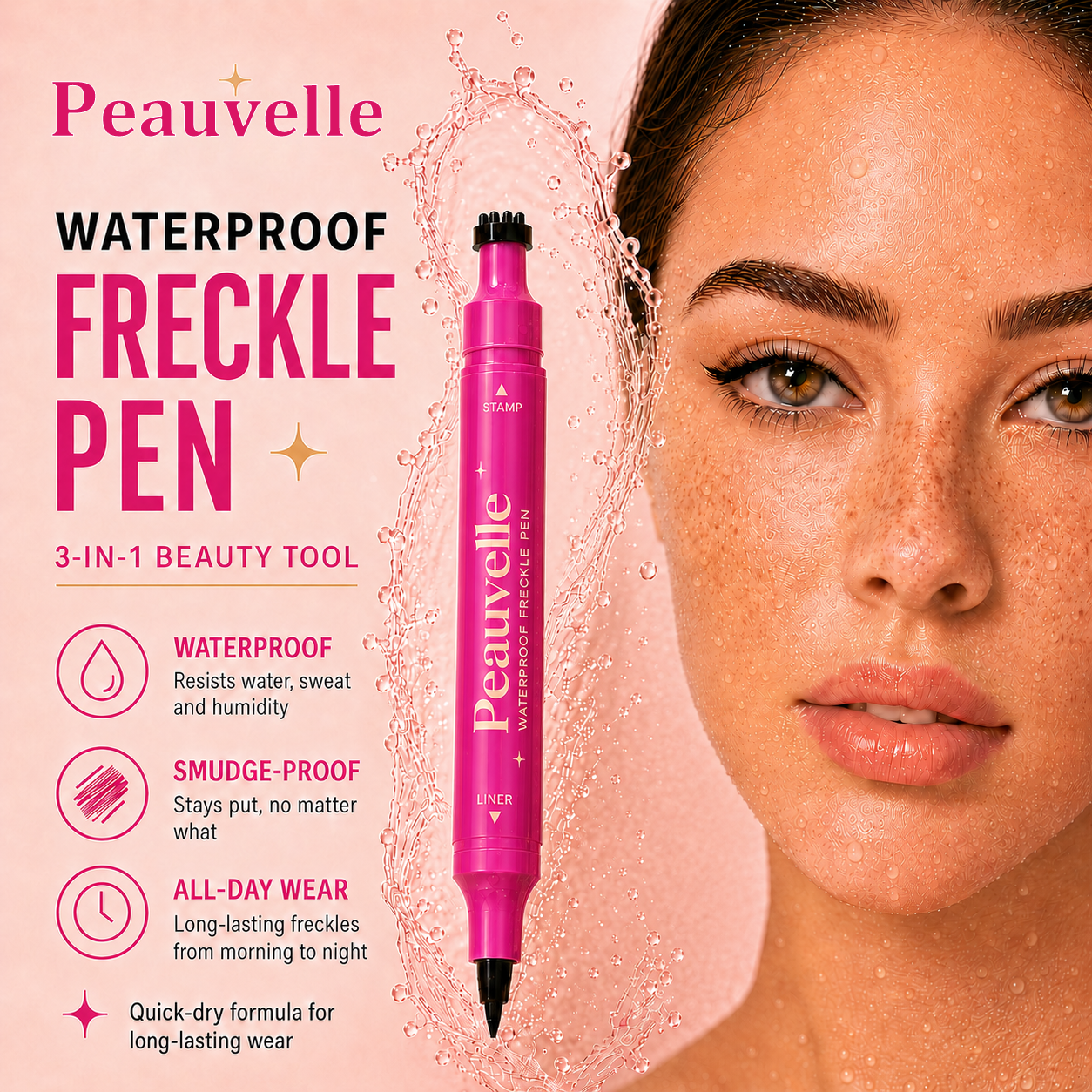 Last Day Buy 1 Get 1 Free🔥Waterproof Freckles Pen