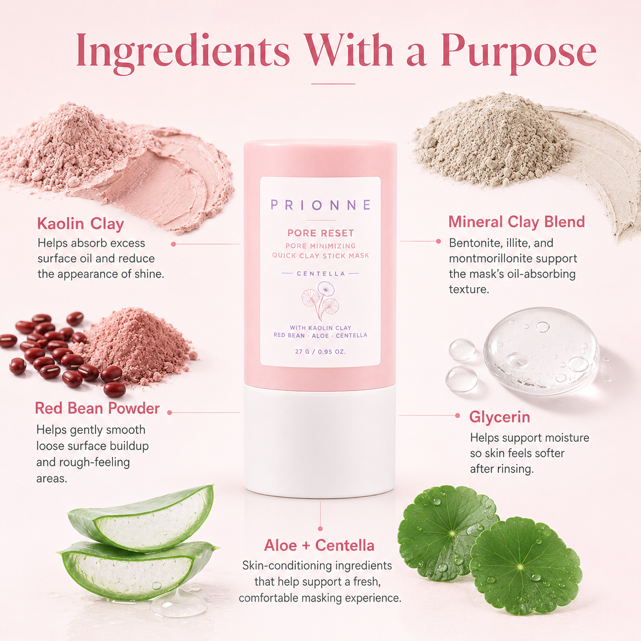 Prionne® Pore Reset Clay Stick Mask