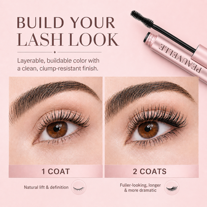 ⚡Last Day Buy 1 Get 1 Free❤️‍🔥Peauvelle Lengthening & Volumizing Mascara