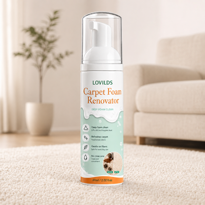 ✨ Instant Waterless Cleaning Foam for Carpet & Fabric 🧼